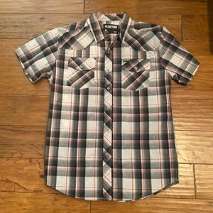 ZOO YORK Men’s Medium Plaid Button Shirt